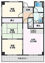 ロイヤルハイツ千里  ｜ 大阪府吹田市山田西1丁目21-3（賃貸マンション3LDK・4階・64.00㎡） その2