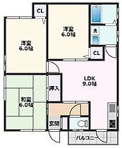 ルミナスミヤビ  ｜ 大阪府吹田市南正雀5丁目1-9（賃貸アパート3LDK・1階・59.85㎡） その2