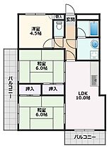 柿の木マンション 401 ｜ 大阪府吹田市上山手町64-15（賃貸マンション3LDK・4階・65.27㎡） その2