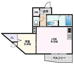 サンシティーグランデ 202 ｜ 大阪府吹田市朝日町17-21（賃貸マンション1LDK・2階・35.25㎡） その2