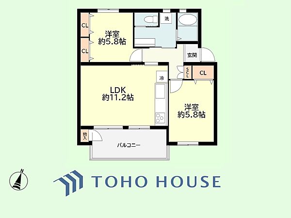 間取りを拡大表示
