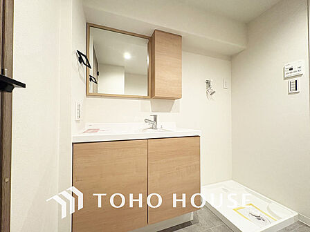 新規設置の洗面化粧台