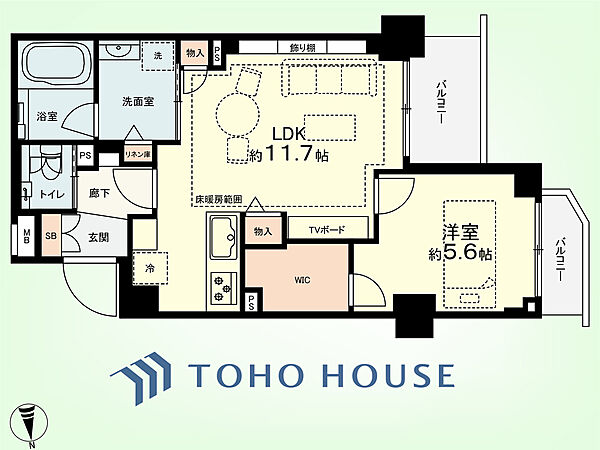 間取りを拡大表示