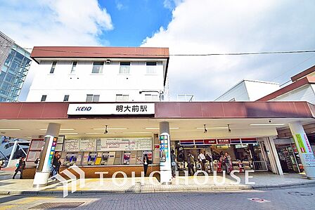 京王井の頭線 「明大前」駅 距離480m