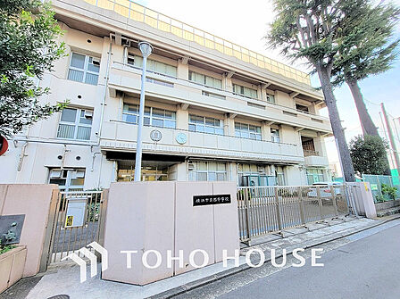 横浜市立西中学校　距離650m
