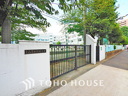 品川区立浜川中学校 距離500m