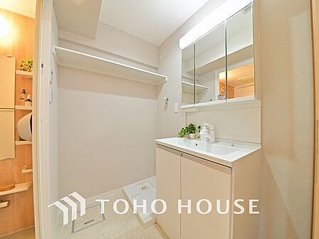 清潔感のある洗面室