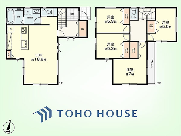 間取りを拡大表示
