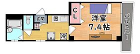 兵庫県神戸市東灘区御影中町１丁目（賃貸マンション1K・1階・23.34㎡） その2