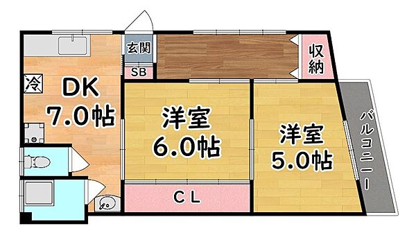 画像2:ビバリーヒル第2（ネット無料物件）