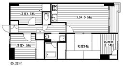 エスポワール善福寺 3LDKの間取図画像