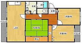 ムーンリバー 203 ｜ 静岡県焼津市西小川５丁目（賃貸マンション3LDK・2階・79.63㎡） その2