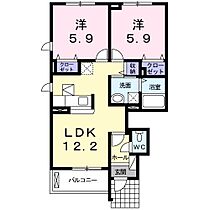 プレジャー　ケイI 101 ｜ 静岡県島田市旭２丁目（賃貸アパート2LDK・1階・54.08㎡） その2