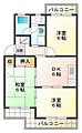 アンソレイエ三ヶ名3階4.4万円