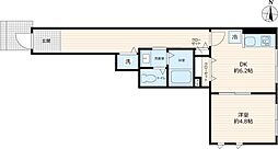 仮称Vivace 1DKの間取図画像