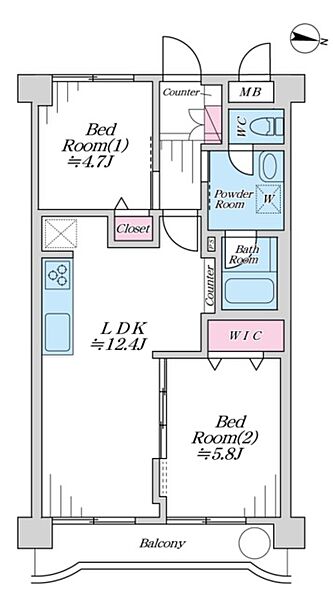 間取りを拡大表示