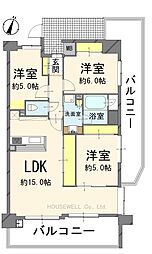 グランスイート鴻巣 3LDKの間取図画像