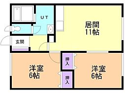 ハマナスコーポ 1階