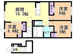 間取図画像 3LDK