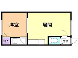 間取図画像 1DK