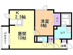 間取図画像 1LDK