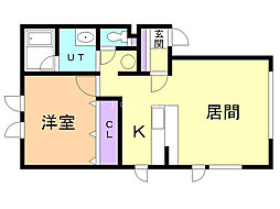 間取図画像 1LDK