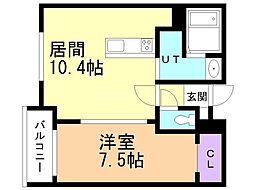 間取図画像 1LDK