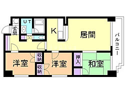 間取図画像 3LDK