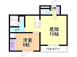 ステラルーチェ 1LDKの間取図画像