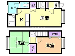 クリスタルハーモニーEX-6 2LDKの間取図画像