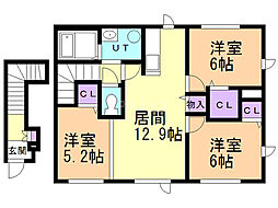 ジャズシティ2 3LDKの間取図画像