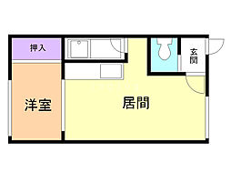 ファーストインデペンデンス 1LDKの間取図画像