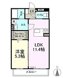 間取図画像 1LDK
