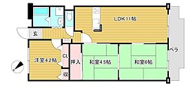 アミティエ近江八幡  ｜ 滋賀県近江八幡市堀上町（賃貸マンション3LDK・4階・60.00㎡） その2