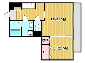 セジュールジュン 105 ｜ 滋賀県東近江市八日市本町（賃貸アパート1LDK・1階・36.43㎡） その2