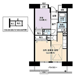 間取図画像 1LDK