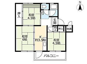 5階 / 3K / 45.38㎡