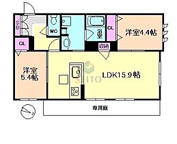 大阪府大阪市淀川区東三国2丁目（賃貸マンション2LDK・1階・60.43㎡） その2