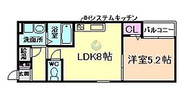 大阪府吹田市南吹田5丁目（賃貸アパート1LDK・1階・32.81㎡） その2