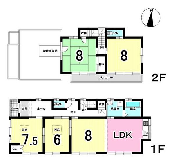 間取りを拡大表示