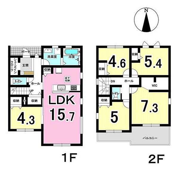 間取りを拡大表示