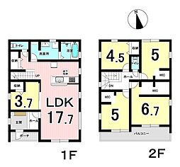羽島市上中町長間 3号棟 新築戸建