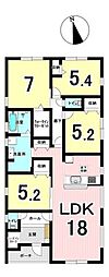 羽島市上中町長間 1号棟 新築戸建