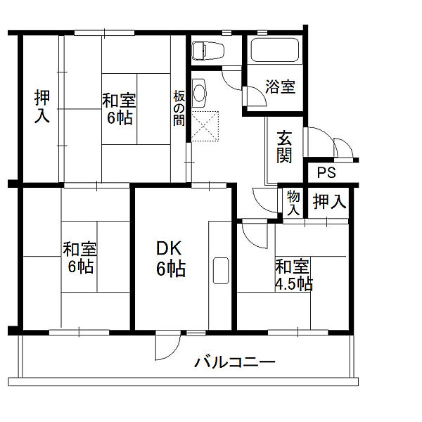 間取りを拡大表示