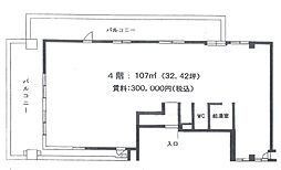 カミデビルの間取図画像