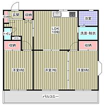 ロイヤルプラザ高田 101 ｜ 静岡県三島市若松町（賃貸マンション3LDK・1階・67.38㎡） その2