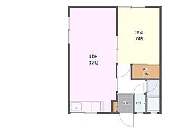 鶴乃苑  ｜ 兵庫県加古川市尾上町安田（賃貸アパート1LDK・1階・36.32㎡） その2