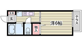 キャンパス本多聞  ｜ 兵庫県神戸市垂水区本多聞1丁目（賃貸アパート1R・2階・20.03㎡） その2