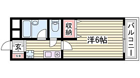 ラフィーネ名谷  ｜ 兵庫県神戸市垂水区名谷町（賃貸マンション1K・2階・20.88㎡） その1