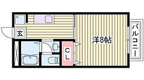 ハイネス野添II  ｜ 兵庫県加古郡播磨町野添（賃貸アパート1K・1階・27.08㎡） その2